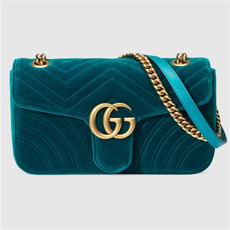 gucci taupe velvet bag|Gucci velvet bag marmont.